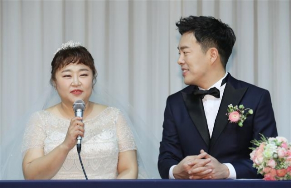 홍윤화·김민기 ‘오늘 결혼 합니다’