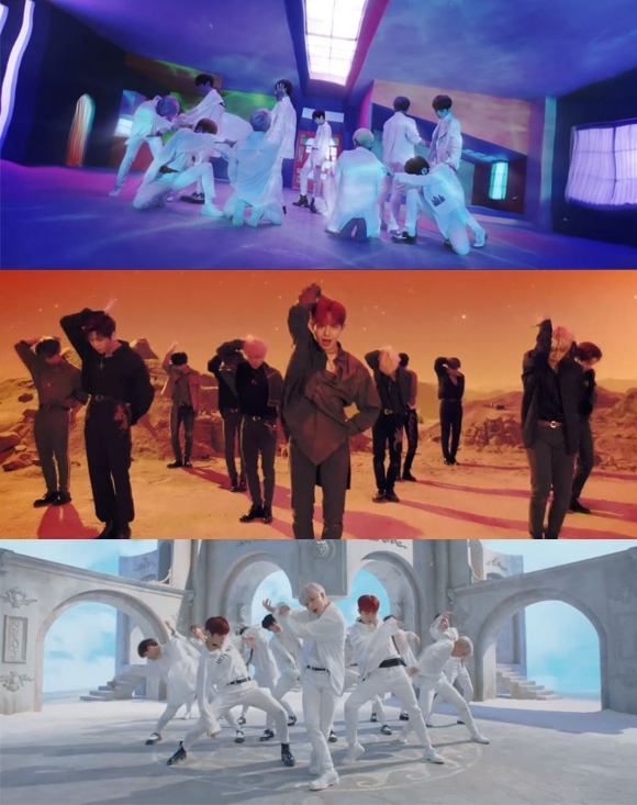 워너원 봄바람 음원차트 1위