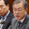 [서울포토] 국정과제·자문위와 오찬 간담회 참석한 문재인 대통령