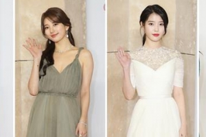 ‘2018 AAA’ 윤아-수지-아이유-설현, 여신들의 화려한 드레스 자태