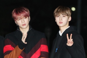 강다니엘 황민현, 만찢남들의 출근길 ‘훈훈한 꽃미모’