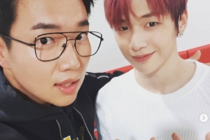 “멜론 뮤직어워드 대상 축하” 장성규, 워너원과 셀카 대방출