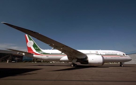 멕시코 대통령 전용기 보잉 787 드림라이너   AFP 연합뉴스