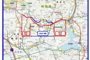 국지도 장지-남사 확포장 첫 단추···설계비 확보
