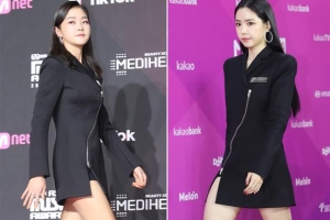 [포토] 강승현-손나은, ‘같은 옷, 다른 느낌’