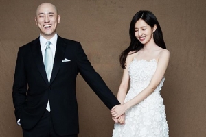 조수애♥박서원, 웨딩화보 공개..13세 나이차 무색 “우월 비주얼”