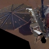 나사, 화성 착륙한 인사이트호 본체 사진 공개