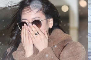 서현진, 눈보라 뚫고 도착한 공항 ‘잘 다녀올게요~’