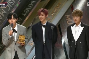 [2018 MAMA] 워너원 트리플포지션, 베스트 유닛상… 강다니엘·김재환·박우진 “워너블 사랑해요”