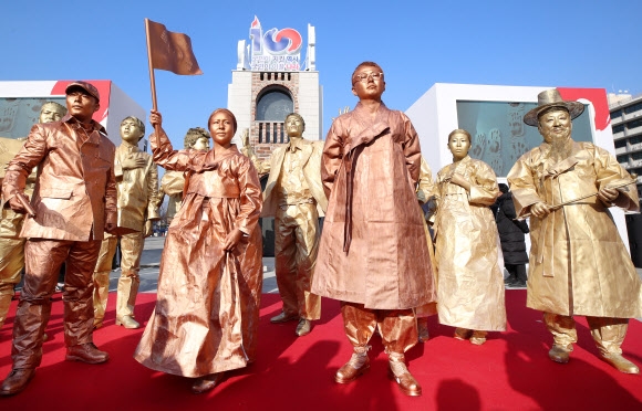 내년 3·1운동, 임정수립 100주년…광화문광장에 선 순국선열