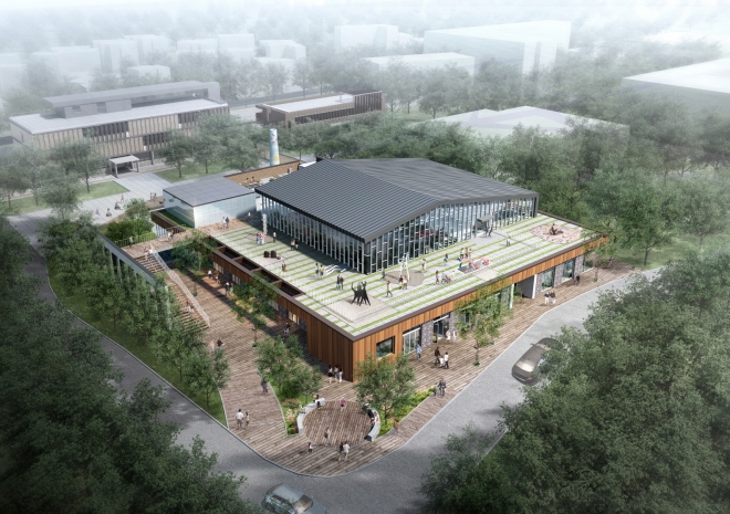 내년봄 개관 예정인 수원시 권선구 서둔동 옛 서울농생대 부지내 ‘경기도 업사이클 플라자’ 