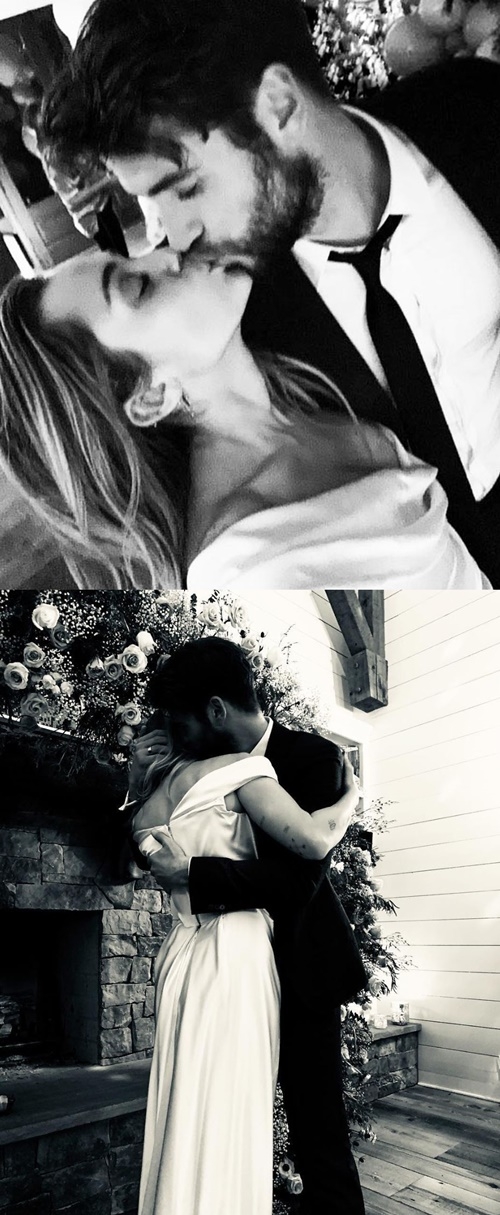 마일리 사이러스♥리암 헴스워스 결혼식