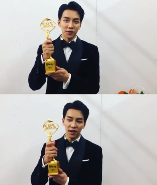 ‘SBS 연예대상’ 이승기 “대상의 무게, 이렇게 큰 지 몰랐다”