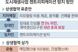 상생협약 표준안 마련…상가 내몰림 방지한다