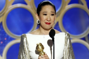 산드라 오, ‘골든글로브’ 여우주연상 “엄마 아빠 사랑해요” 한국어 소감