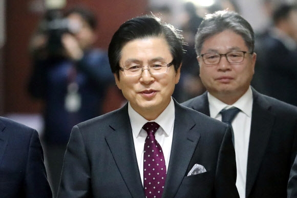 황교안 전 총리 ‘한국당 입당을 위해’