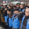 [서울포토] 구호 외치는 택시업계 관계자들