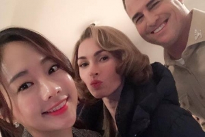 오영주, 메간 폭스X조지 이즈와 훈훈 인증샷 “영광이었습니다”