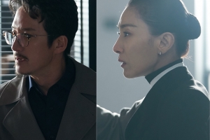 ‘SKY 캐슬’ 염정아X정준호x김서형 삼자대면 포착 ‘살벌한 분위기’