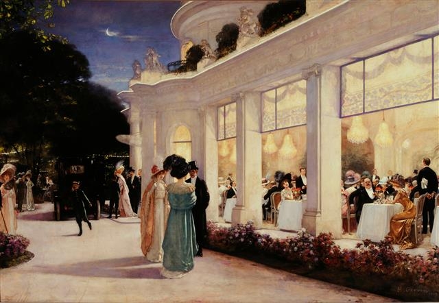 앙리 제르벡스, ‘프레 카탈랑의 야회’, 1906년 ※(217×318㎝, 카르나발레 박물관, 프랑스 파리)