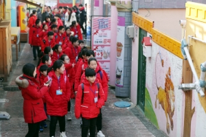 중국학생들 “한국에 수학여행 왔어요”