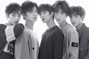 TXT 첫 단체 사진·영상 공개… 방탄소년단 데뷔 떠오르는 소년美