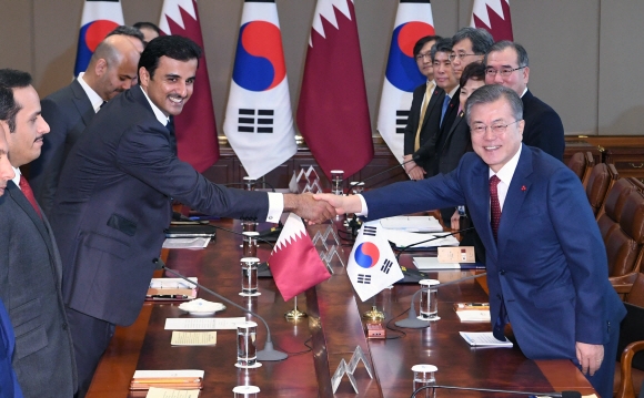 韓·카타르 정상회담 