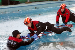 겨울철 사고 예방 훈련