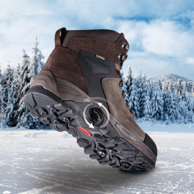 글로벌 아웃도어 브랜드인 트렉스타는 세계 최대 스포츠&아웃도어 박람회인 ‘ISPO Munich 2019’에서 겨울철 등산 필수품인 아이젠 특허 신기술 ‘T-Spike’를 첫 공개 할 예정이다. <트렉스타제공>