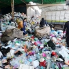 연휴 동안 모인 재활용품 산더미