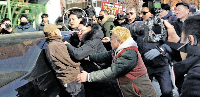 김진태 방문에 분노한 광주 시민들 