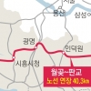 월곶~판교 복선전철 설계 착수… 2025년 인천~강릉 1시간 50분