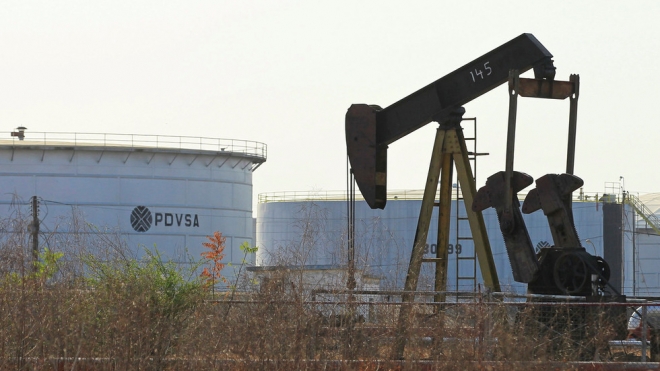 베네수엘라 수도 카라카스에 소재한 국영 석유공사 PDVSA의 전경 카라카스 로이터 연합뉴스
