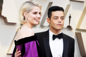 ‘보헤미안 랩소디’ 라미 말렉, 남우주연상 “♥루시 보인턴이 중심”