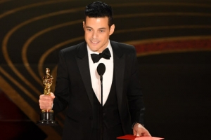 [포토] 라미 말렉, ‘제91회 아카데미 시상식’ 남우주연상 수상