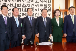 5당 원내대표 만남서 나경원 “구질구질” 홍영표 “말조심” 신경전