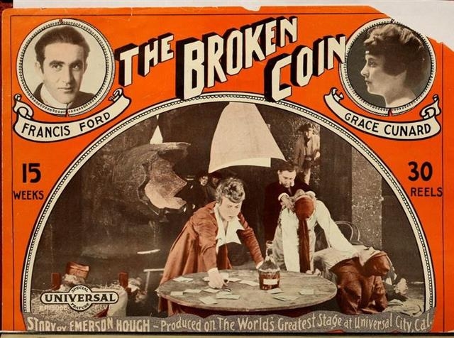 미국 유니버설사 영화사가 제작한 연속영화 ‘명금’의 포스터.  한국영상자료원 제공