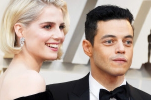 라미 말렉, 영화 속 한 장면처럼 연인 루시 보인턴 언급