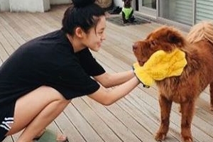 설현, 반려견 덩치와 함께 한 행복한 일상 “즐거운 목욕시간♥”