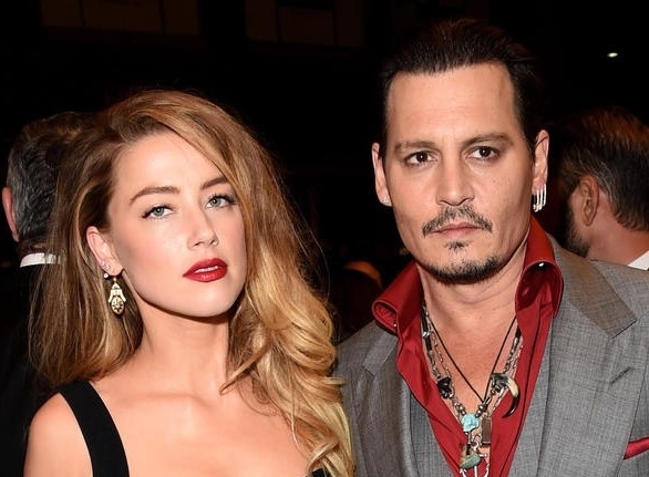 미국 할리우드 영화배우 조니 뎁(오른쪽)과 전 부인인 앰버 허드(왼쪽)  미국 CBS 뉴스 캡처