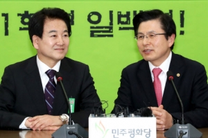 평화당·정의당 첫 방문에 설전 주고받은 황교안…이정미 “유감”