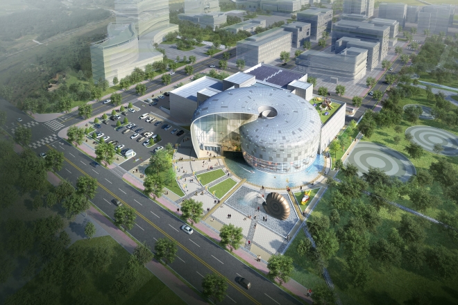 충북 미래해양과학관 조감도