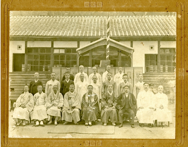 통도사지방학림 개교기념 사진