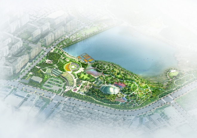 수원수목원 조감도. 수원시 제공