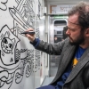 [서울포토] 토마 뷔유, 6호선에서 그리는 예술작품