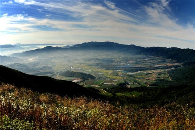 북한 농업전초기지 등이 추진되는 양구 펀치볼지구. 서울신문 DB