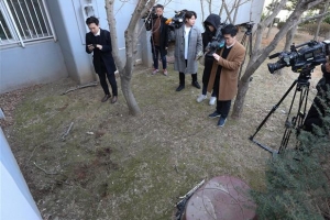 [포토] 영장실질심사 앞두고...마커그룹 송명빈, 투신 사망 현장