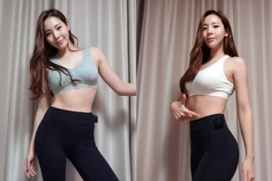 [포토] 신수지, 완벽한 S라인 뽐낸 레깅스 몸매