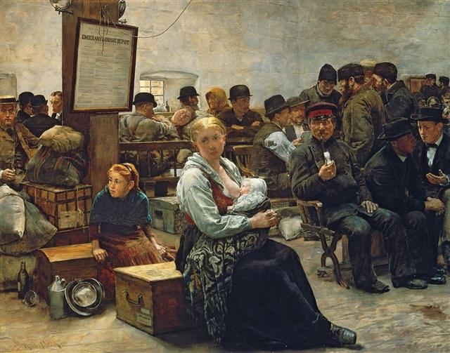 찰스 프레더릭 얼리치, ‘약속의 땅’, 1884년 (71.6×91.4㎝, 내셔널 갤러리 오브 아트, 미국 워싱턴DC)