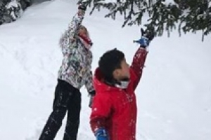 추사랑 근황, 절친 유토와 행복한 시간 ‘눈밭 속 귀요미’